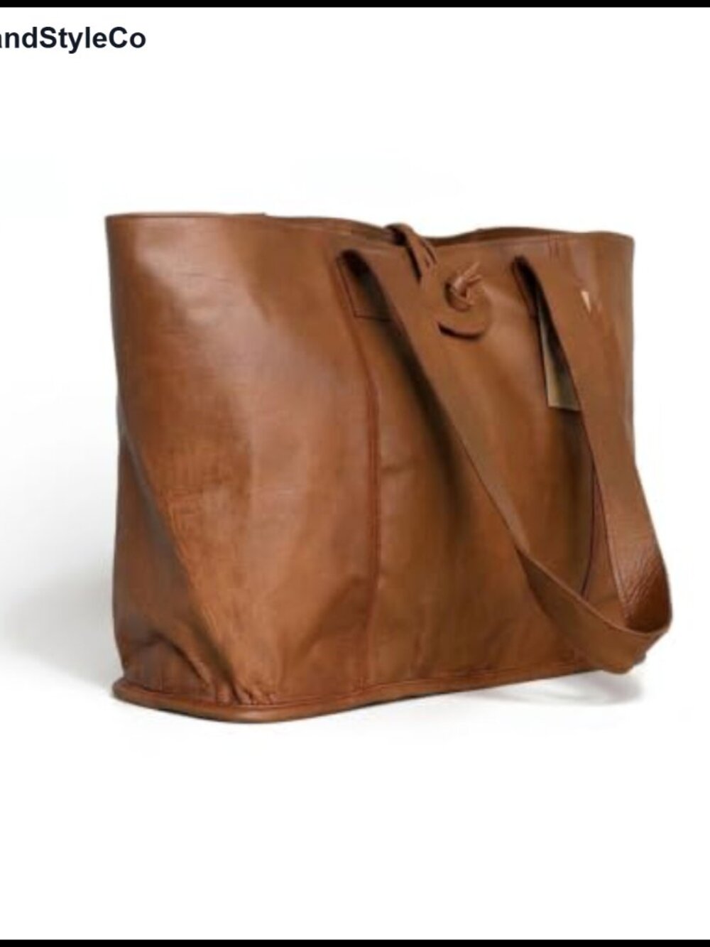 Genuine Leather Tote Bag Laptop Messenger Shoulder Bag Handbag
